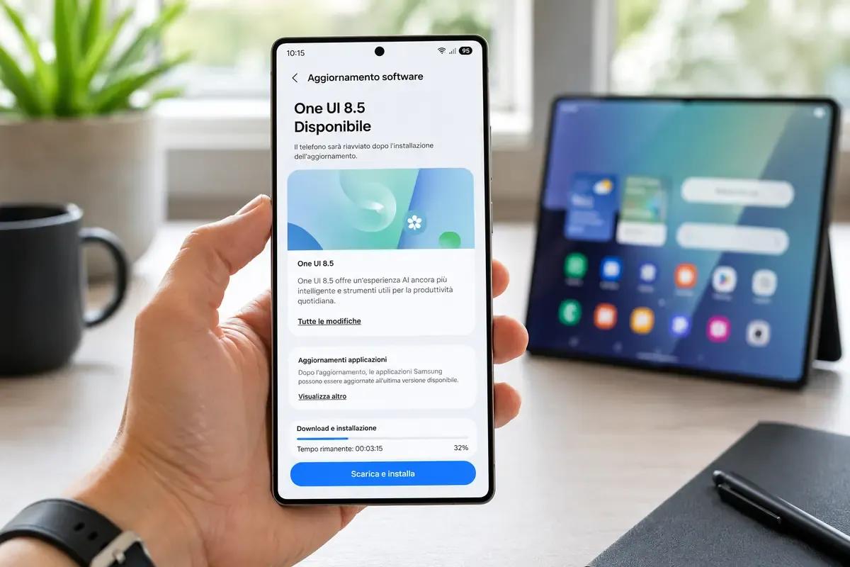 One UI 8.5 arriva sui Galaxy: cosa cambia e quali modelli Samsung sono coinvolti