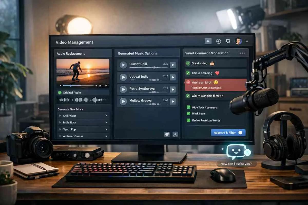 YouTube testa musica generata dall’AI e moderazione contestuale: le nuove leve per creator e channel manager