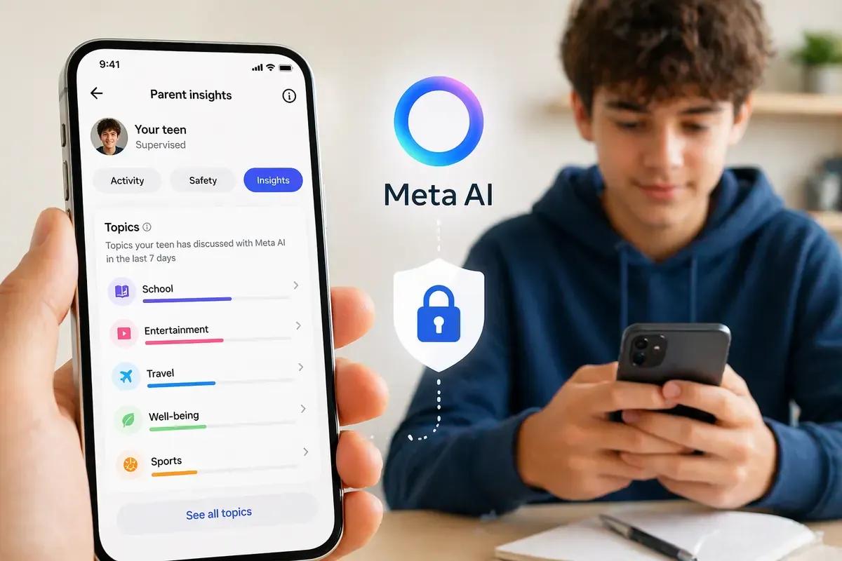 Meta introduce il controllo AI per i genitori: ecco cosa possono vedere sui figli