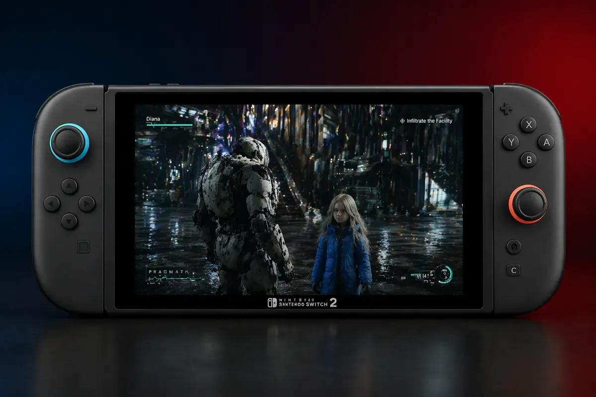 Pragmata su Nintendo Switch 2 convince nella grafica, ma il confronto con PS5 e Xbox Series S apre più di un dubbio