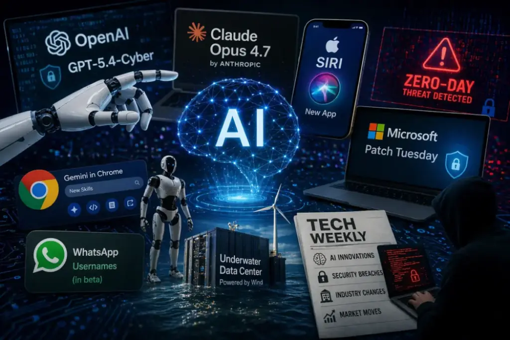 Collage tecnologico futuristico con AI