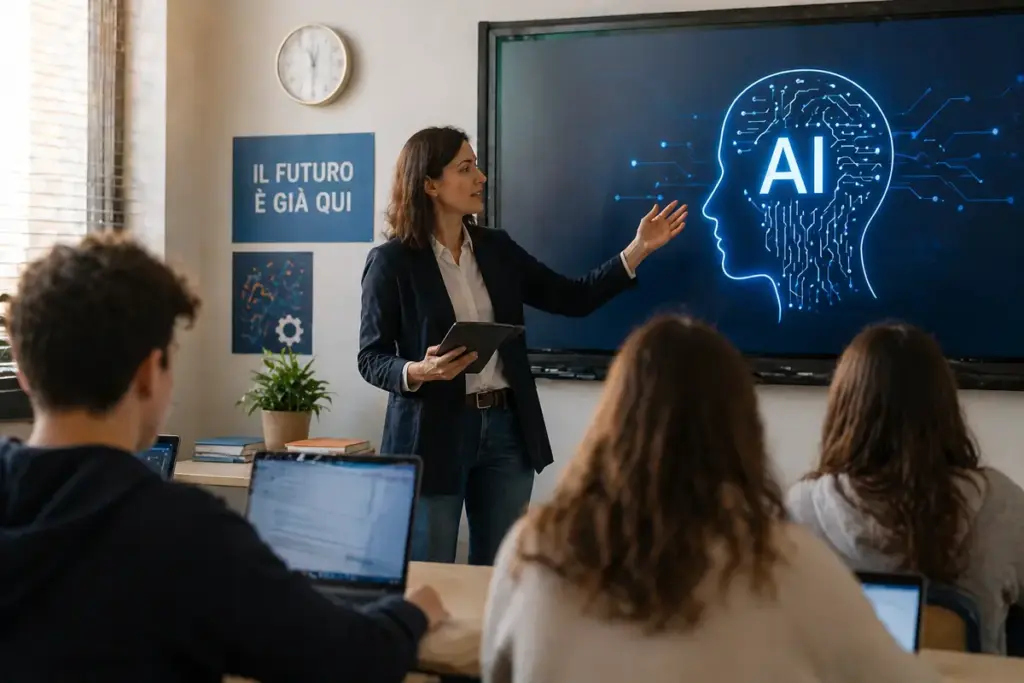 Lezione di AI in aula